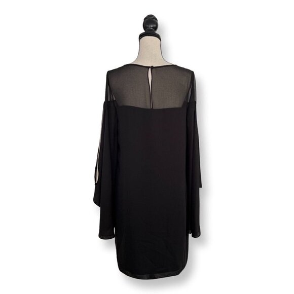 Halston Heritage black beige evening collection blouse size 8 - Picture 3 of 7